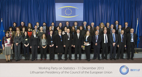 Gruppenbild - Working Party on Statistics - 11 Dezember 2013 Lithuanian Presidency of the Council of the European Union